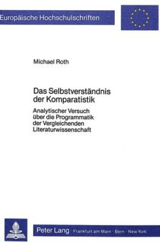 Cover of Das Selbstverstaendis Der Komparatistik