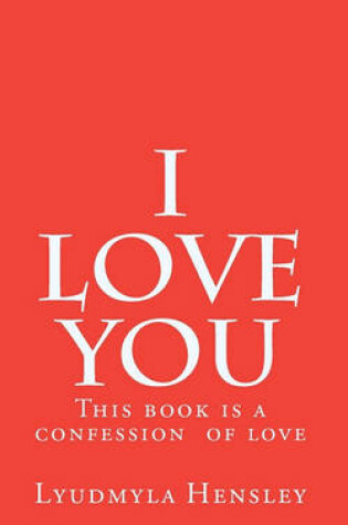 Cover of I love you