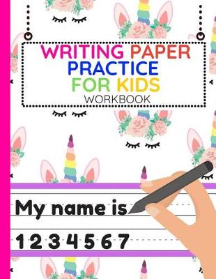 Book cover for Writing Paper Practice for Kids