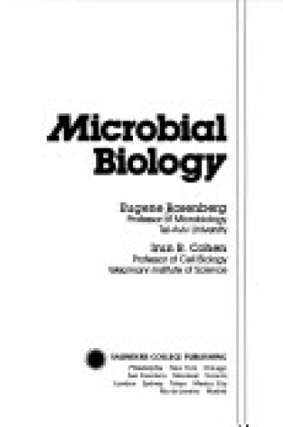 Cover of Microbial Biology