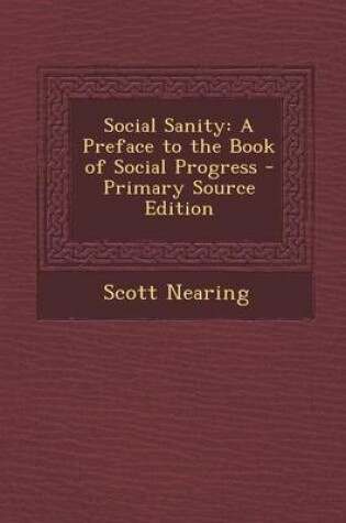 Cover of Social Sanity