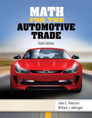 Book cover for Math for the Automotive Trade