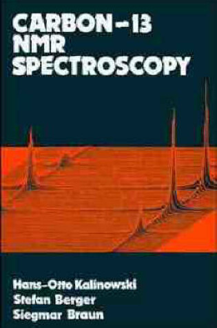 Cover of Carbon 13 NMR Spectroscopy