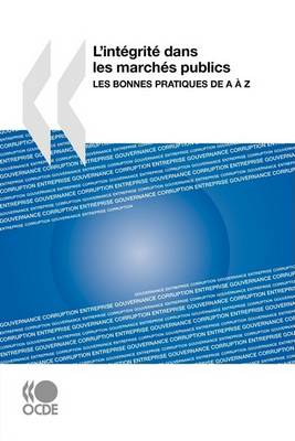 Book cover for L'integrite Dans Les Marches Publics