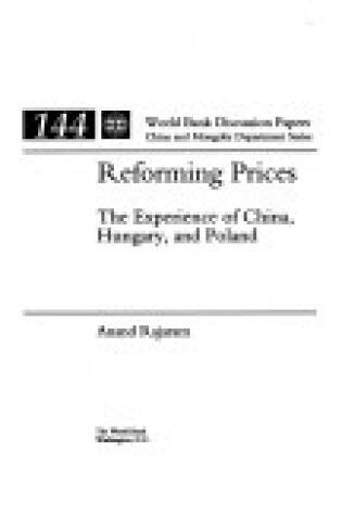 Cover of Reforming Prices