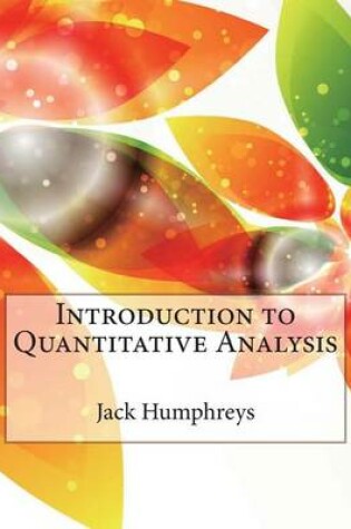 Cover of Introduction to Quantitative Analysis