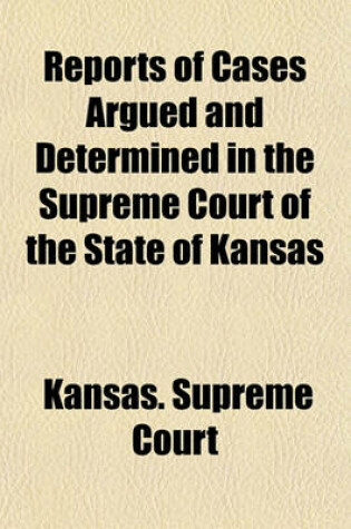 Cover of Kansas Reports Volume 16