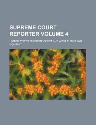 Book cover for Supreme Court Reporter Volume 4