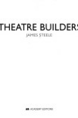 Cover of Theatre Builders