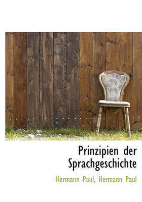 Book cover for Prinzipien Der Sprachgeschichte