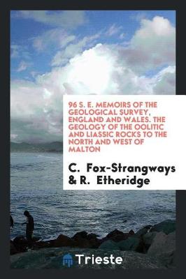 Book cover for 96 S. E. Memoirs of the Geological Survey, England and Wales. the Geology of the Oolitic and Liassic Rocks to the North and West of Malton