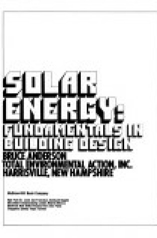 Cover of Solar Energy