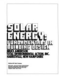 Book cover for Solar Energy