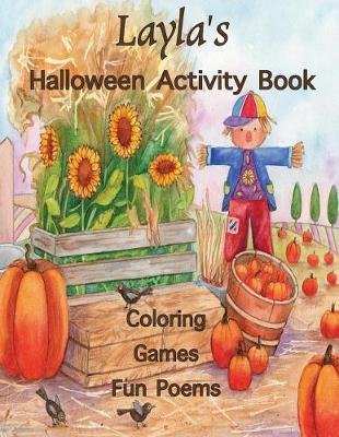 Book cover for Layla's Halloween Activity Book