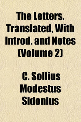 Book cover for The Letters. Translated, with Introd. and Notes (Volume 2)