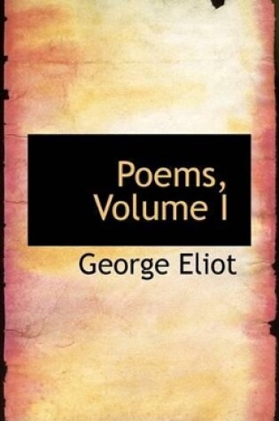 Cover of Poems, Volume I