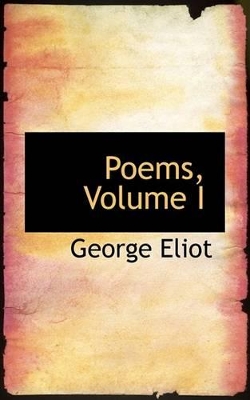 Book cover for Poems, Volume I