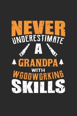 Book cover for Never Underestimate a Grandpa with Woodworking Skills