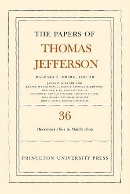 Cover of The Papers of Thomas Jefferson, Volume 36