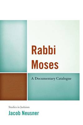 Book cover for Rabbi Moses