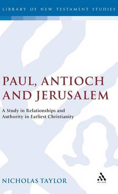 Book cover for Paul, Antioch and Jerusalem