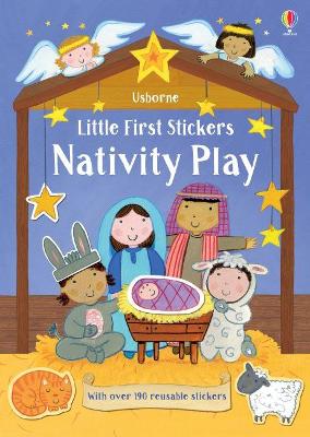 Book cover for Little First Stickers Nativity Play