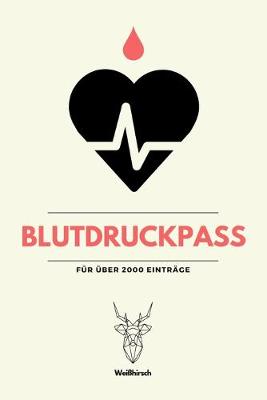 Book cover for Blutdruckpass - Fur uber 2000 Eintrage