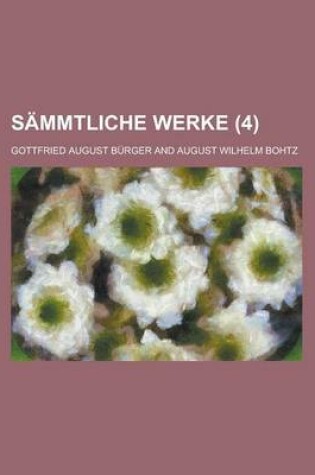 Cover of Sammtliche Werke (4 )