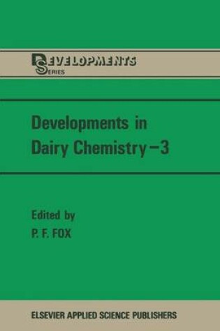 Cover of Developments in Dairy Chemistry-3