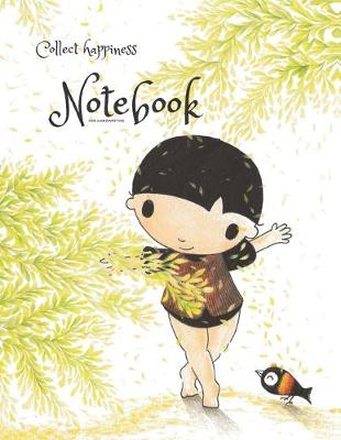 Book cover for Collect happiness notebook for handwriting ( Volume 11)(8.5*11) (100 pages)