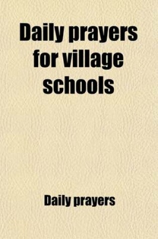 Cover of Daily Prayers for Village Schools