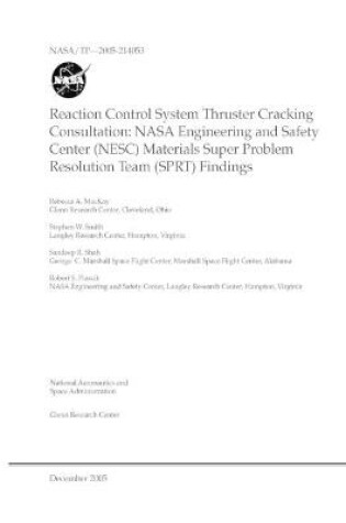Cover of Reaction Control System Thruster Cracking Consultation