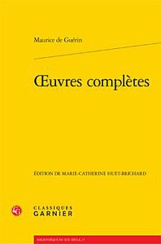 Cover of Oeuvres Completes