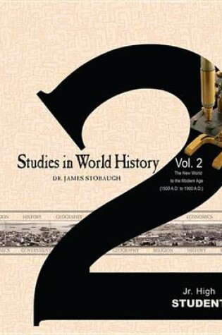 Cover of Studies in World History Volume 2 (Student)