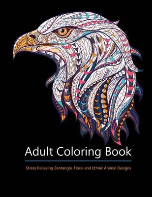 Book cover for Adult Coloring Books: Animal Kingdom