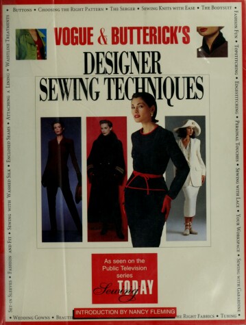 Book cover for Vogue and Butterick's Designer Sewing Techniques