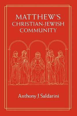 Book cover for Matthew's Christian-Jewish Community