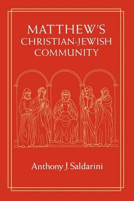 Cover of Matthew's Christian-Jewish Community