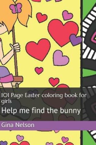 Cover of 101 Page Easter coloring book for girls