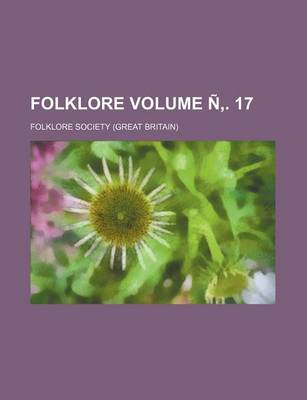 Book cover for Folklore Volume N . 17