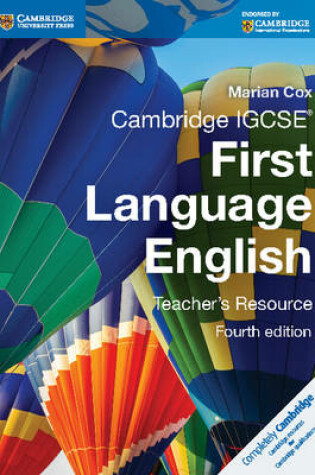 Cover of Cambridge IGCSE First Language English Teacher's Resource