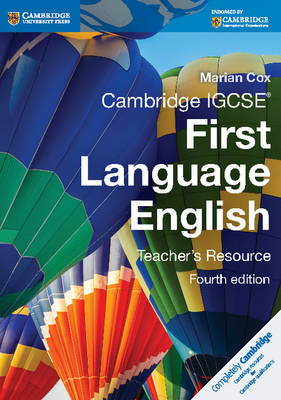 Cover of Cambridge IGCSE First Language English Teacher's Resource