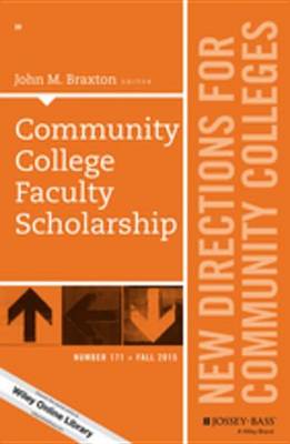 Cover of Community College Faculty Scholarship