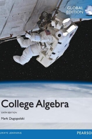 Cover of College Algebra, Global Edition