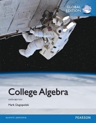 Book cover for College Algebra, Global Edition