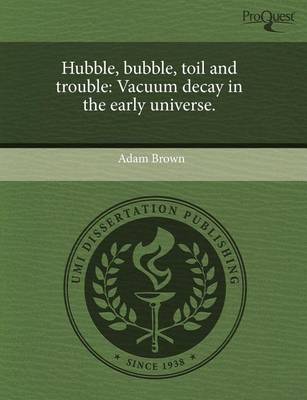 Book cover for Hubble, Bubble, Toil and Trouble