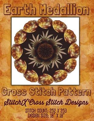 Book cover for Earth Medallion Cross Stitch Pattern