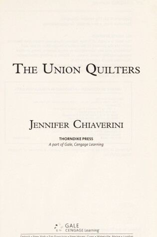 Cover of The Union Quilters