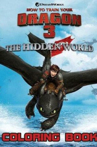 Cover of How to Train Your Dragon 3 Coloring Book