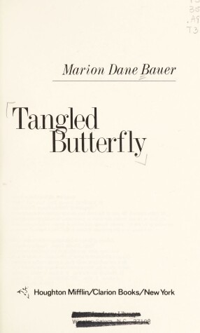 Book cover for Tangled Butterfly
